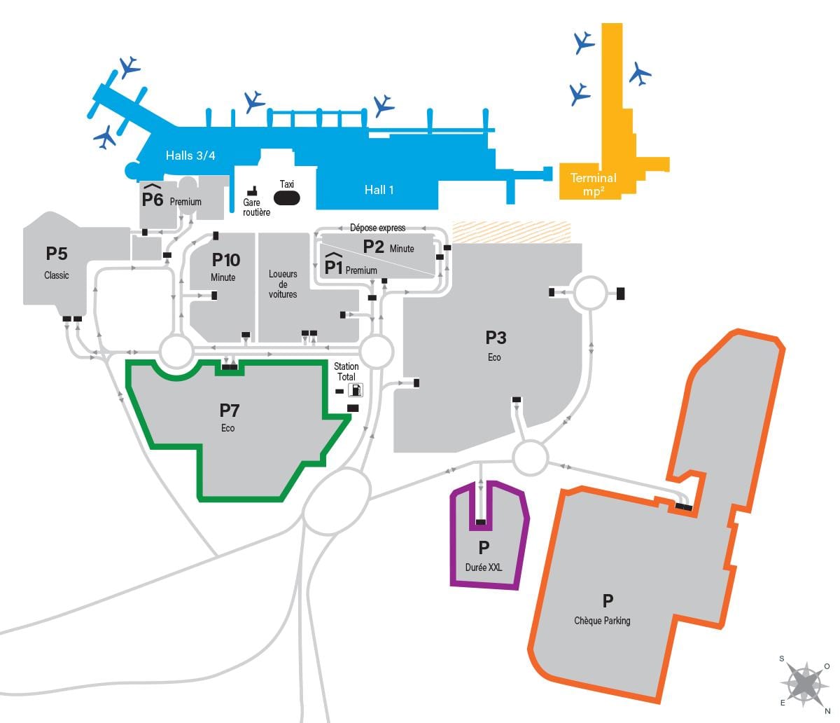 Marseille mp2 mapa