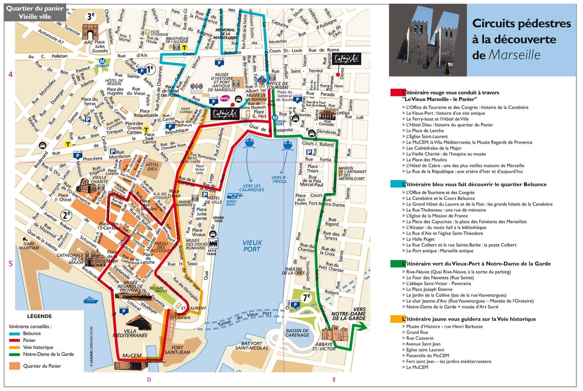 Marseille turista mapa pdf