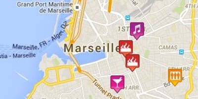 Mapa ng mga bakla sa Marseille 