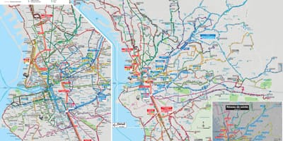 Marseille bus ruta ng mapa