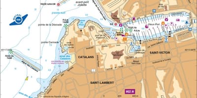 Mapa ng Marseille terminal cruise