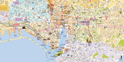 Mapa ng Marseille estado