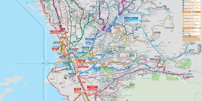 Marseille transportasyon sa mapa