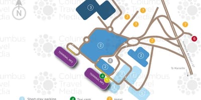 Sa Marseille airport terminal mapa